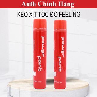 Keo xịt tóc đỏ Feeling số 1 - Gôm xịt tóc giữ nếp, nhanh khô không bết dính