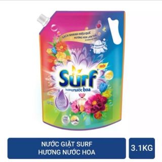 Nước giặt surf hương nước hoa 3.1kg ( thùng 4 túi) giá sỉ
