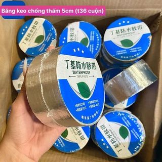 Băng keo chống thấm 5cm (Bán theo giá Thùng 36 cuộn) (11kg/thùng) giá sỉ