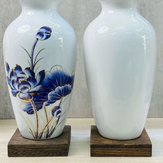 Bình hoa đẹp gốm sứ Bát Tràng Duy Anh