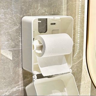 Hộp đựng giấy vệ sinh dán tường kèm phụ kiện thỏ