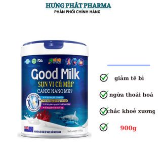 Sữa good milk sụn vi cá mập canxi nano mk7 giúp xương chắc khỏe, ngừa nguy cơ loãng xương hộp 900g giá sỉ