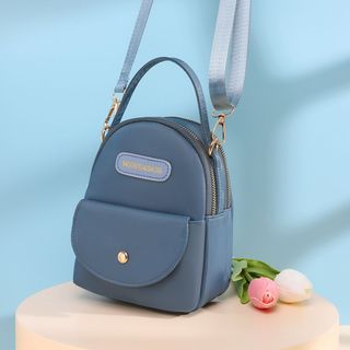 Túi xách nữ đeo chéo mini đẹp du lịch công sở cho phụ nữ vải dù mềm cao cấp nhiều màu sắc khóa kéo nhiều ngăn TX42