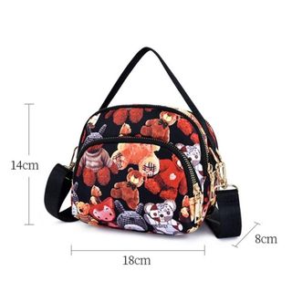 Túi xách nữ đeo chéo mini đẹp du lịch công sở cho phụ nữ vải dù mềm cao cấp nhiều màu sắc khóa kéo nhiều ngăn TX51