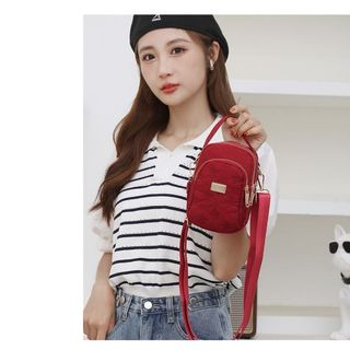 Túi xách nữ đeo chéo mini đẹp du lịch công sở cho phụ nữ vải dù cao cấp nhiều màu sắc khóa kéo nhiều ngăn TX36
