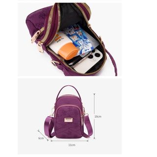 Túi xách nữ đeo chéo mini đẹp du lịch công sở cho phụ nữ vải dù cao cấp nhiều màu sắc khóa kéo nhiều ngăn TX36