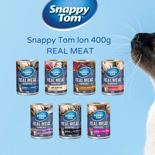 Pate Snappy Tom 400g Real Meat giá sỉ