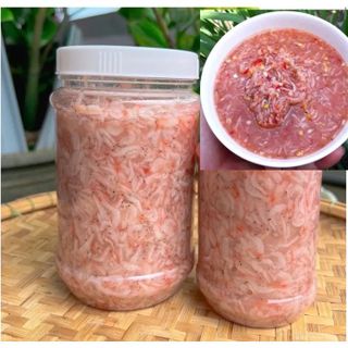 Mắm tép 500GR/HỦ, thơm ngon, chuẩn vị, không chất phụ gia, chưa gia vị