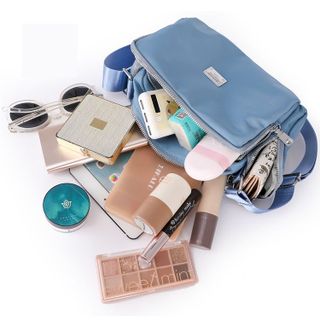 Túi xách nữ đeo chéo mini đẹp du lịch công sở cho phụ nữ vải dù mềm cao cấp nhiều màu sắc khóa kéo nhiều ngăn TX40