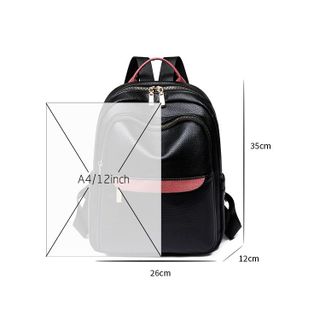 Balo thời trang nam - nữ mini đẹp du lịch công sở , vải da  cao cấp, màu đen sang trọng, khóa kéo nhiều ngăn TX45