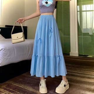 VÁY MAXI DÀI NƠ TẦNG CÓ LÓT - LÊ PHƯƠNG BOUTIQUE