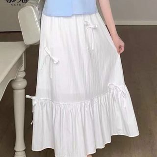 VÁY MAXI DÀI NƠ TẦNG CÓ LÓT - LÊ PHƯƠNG BOUTIQUE
