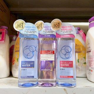 Nước Tẩy Trang Loreal3 in 1 Micellar Water 400ml CHÍNH HÃNG