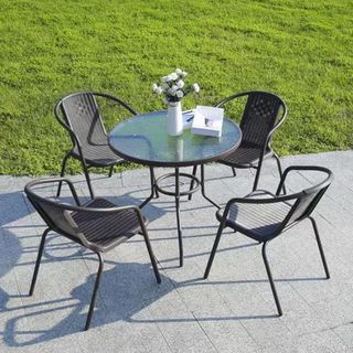 Bàn tròn bàn cà phê sân vườn bàn ăn cafe bàn cà phê nhỏ bàn sắt rèn