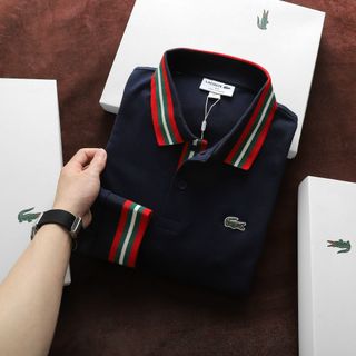 Polo dài tay nam. chất cotton gai  4 chiều  dày dặn