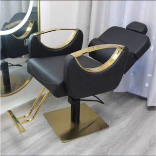 Ghế cắt tóc nam nữ salon tóc - Ghế cắt tóc chân inox chắc đẹp, tiện lợi, chuyên dùng trong salon tóc