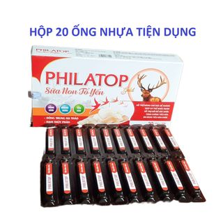 Combo 5 hộp Philatop Sữa Non Tổ Yến Gold giúp ăn ngủ ngon, tăng sức khoẻ ( 5 hộp x 20 ống )