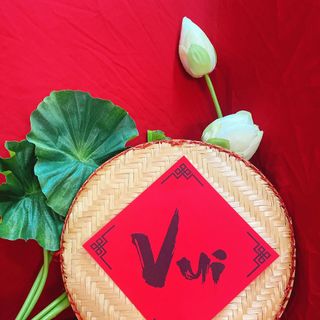 Chữ Thư Pháp Vui Tết Trung Thu trang trí, sẵn kho, rất đẹp ạ.