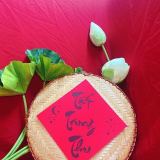 Chữ Thư Pháp Vui Tết Trung Thu trang trí, sẵn kho, rất đẹp ạ.