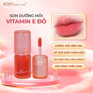 SON DƯỠNG MÔI VITAMIN E ĐỎ ROSY HỖ TRỢ GIẢM THÂM, KÍCH MÀU MÔI SAU PHUN XĂM giá sỉ