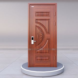 Cửa thép vân gỗ CTV.1-001