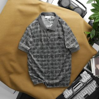 Polo nam hoạ tiết. chất 100% cotton