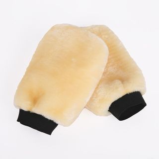 Bao Tay Rửa Xe Lông Cừu 2 Mặt