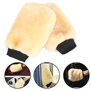 Bao Tay Rửa Xe Lông Cừu 2 Mặt