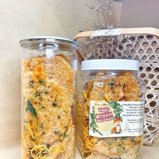 Cơm cháy mỡ hành lắc khô gà 450gr