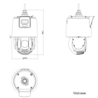 Camera IP Speed Dome Hồng Ngoại 4.0 Megapixel HIKVISION DS-2SE7C432MW-AEB