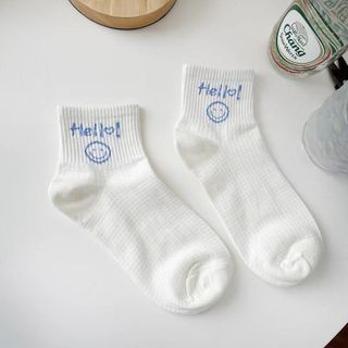 Tất  Chân Vớ Nam Nữ In Hình Hoạt Tiết Dễ Thương Chất Liệu Cotton Hàn Co Giãn Bốn Chiều, Thấm Hút Mồ Hôi, Phong Cách Trẻ Trung