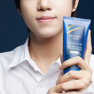 WHISIS For Men Boss New - Sữa rửa mặt nam dành cho da mụn, dưỡng ẩm, thu nhỏ lỗ chân lông 150ml