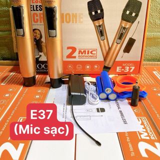 Bộ 2 mic đa năng E37 giá sỉ giá sỉ