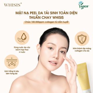 WHISIS So - Mặt na peel da tái sinh toàn diện thuân chay Booster Vegan Collagen Oil Pack 70g