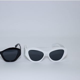 Kính Mát Nữ Kinh Râm Mắt Mèo Sành Điệu Đi Biển Cho Nam Nữ Chống Tia UV400