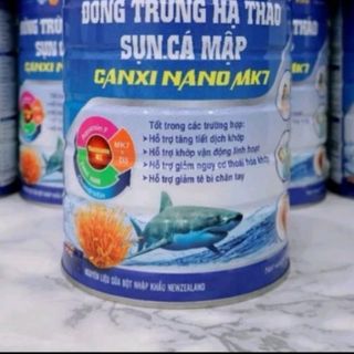 [Sữa Chính Hãng-Date Mới] Sữa bột Sụn Cá Mập Canxi Nano Tảo Đỏ Bào Ngư Đông Trùng  (Hôp: 900g) Giúp Giảm nguy cơ thoái hóa khớp, giảm tê bì chân, giúp xương khớp vận đông linh hoạt