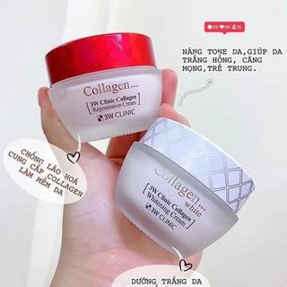 Kem dưỡng trắng da 3WClinic Collagen(màu trắng – đỏ) giá sỉ