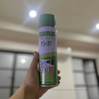 Keo xịt đa năng dành cho xốp dán tường, keo xịt pj77