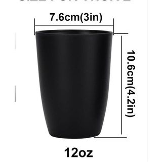 Cốc Uống Nước 380ML Bằng Chất Liệu Lúa Mạch Thiết Kế Nhỏ Gọn Tiện Dụng