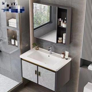 lavabo Hợp kim nhôm+gương