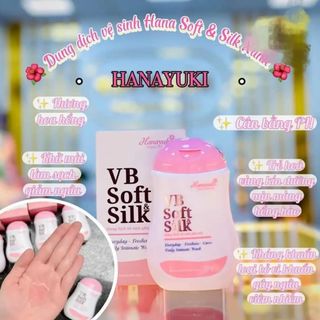 Dung Dịch Vệ Sinh Hana Soft & Silk 150ml – 2 Màu Xanh & Hồng