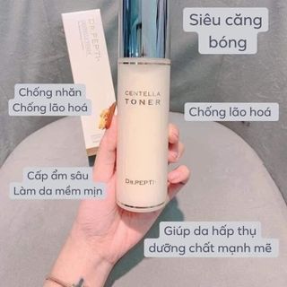 Nước hoa hồng dưỡng da Căng Bóng Dr. Pepti + Centella Toner 180ml ❗️SIÊU CĂNG BÓNG TỨC THÌ❗️ TRẺ HOÁ DA TỪ SÂU BÊN TRONG ❗️ giá sỉ