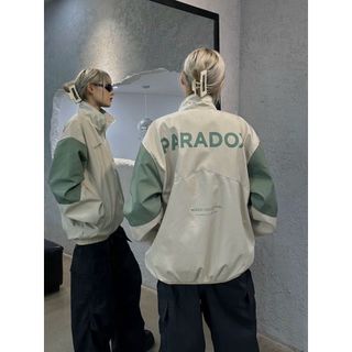 Áo khoác dù phối logo in PARADOX chất dù xịn 2 lớp .có túi trong