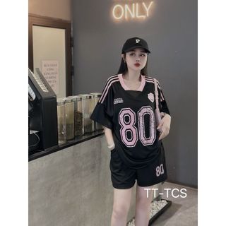 Bộ mặc nhà,đi chơi ,dạo phố chất mè thái phi bóng, thoáng mát,logo in số đẹp
