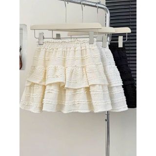 Chân váy xếp ly 2 tầng