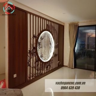 40 Mẫu vách ngăn phòng ngủ bằng gỗ công nghiệp đẹp hiện đại