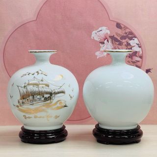 Bình tài lộc nhiều kích cỡ gốm sứ Duy Anh Bát Tràng