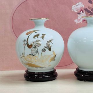 Bình tài lộc nhiều kích cỡ gốm sứ Duy Anh Bát Tràng