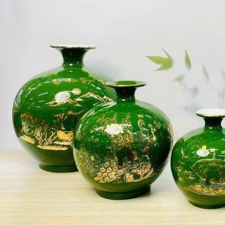 Bình tài lộc nhiều kích cỡ gốm sứ Duy Anh Bát Tràng