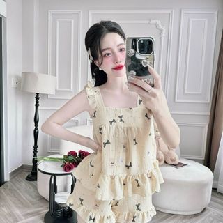 Đồ bộ đùi xốp thiết kế cánh tiên
